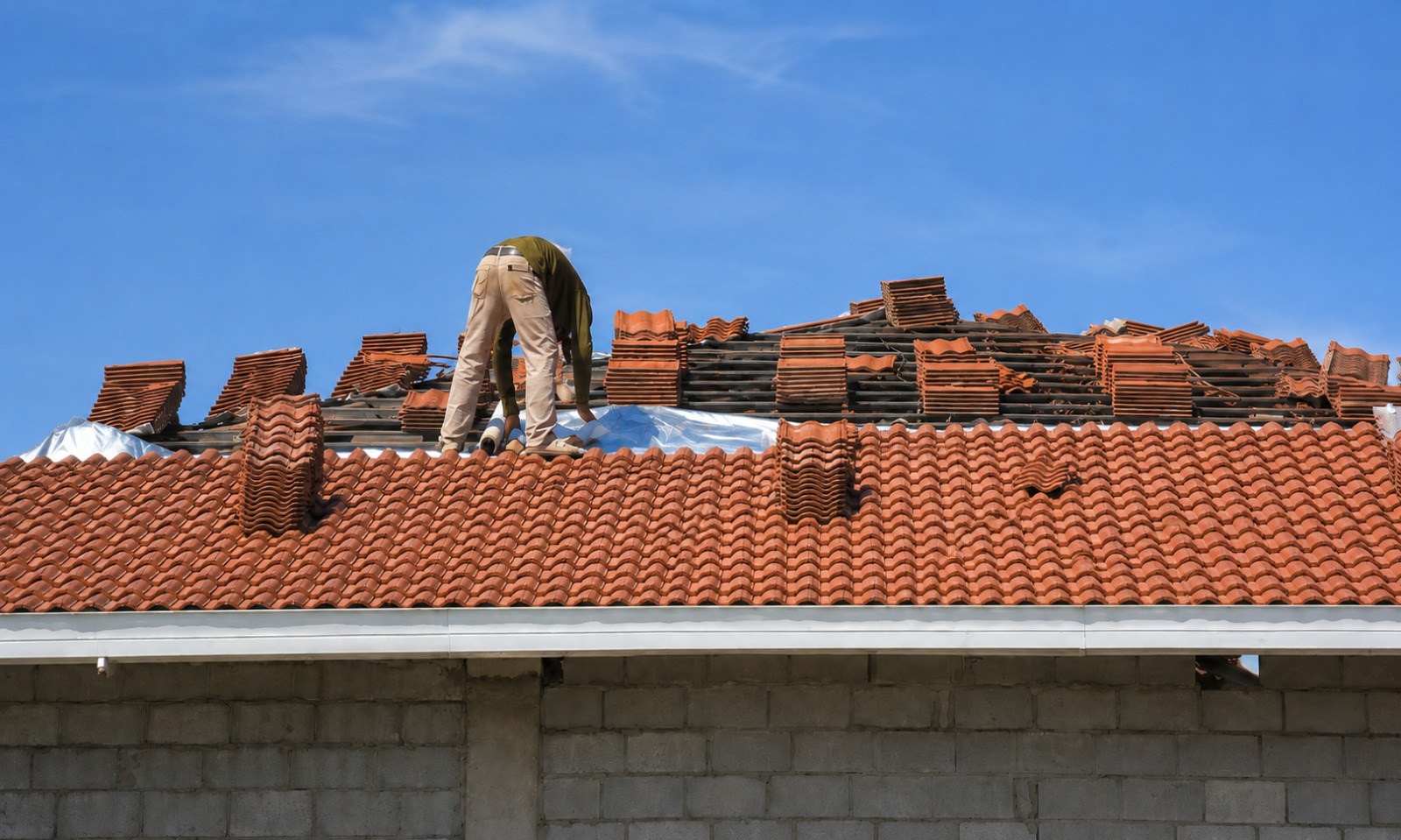 Roofing and roof repair work